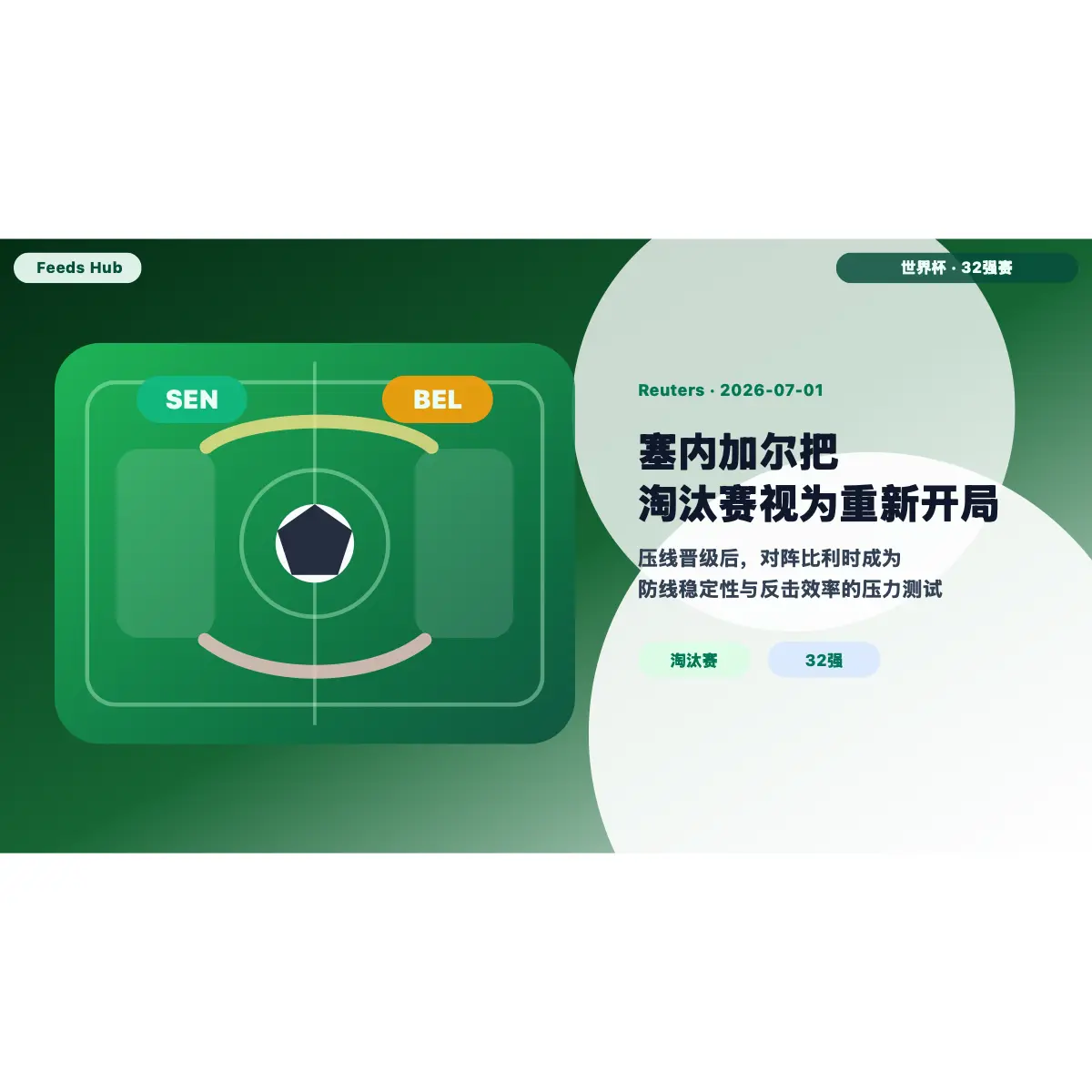 塞内加尔把淘汰赛视为重新开局